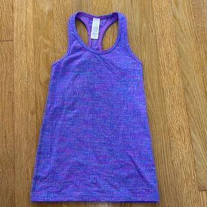 Girls Ivivva size 7 purple racerback tank top